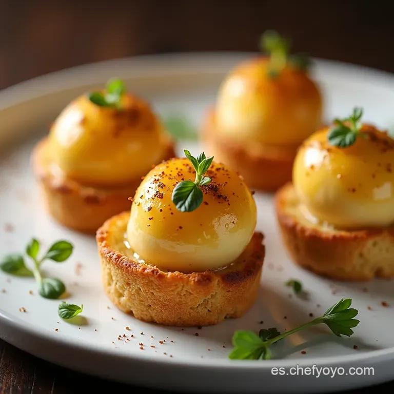 Zarzuelas Rusas de Champi&ntilde;ones con Ajo Cremoso